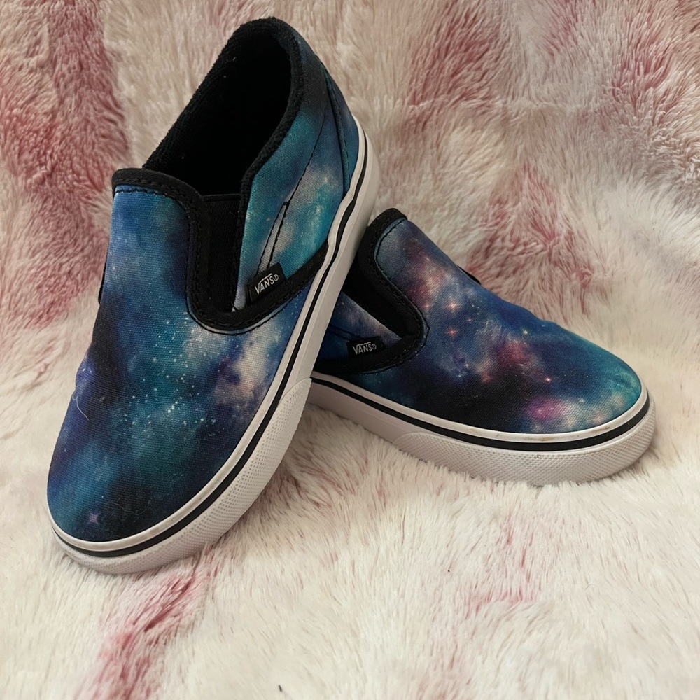 Vans classic slip-on Toddlers size 10.0 GALAXY.